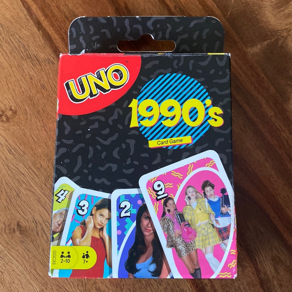 Uno 1990’s card game